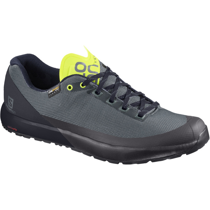 SALOMON ACRO Philippines - Men's Hiking Shoes - Grey/Black | 953208-SLO